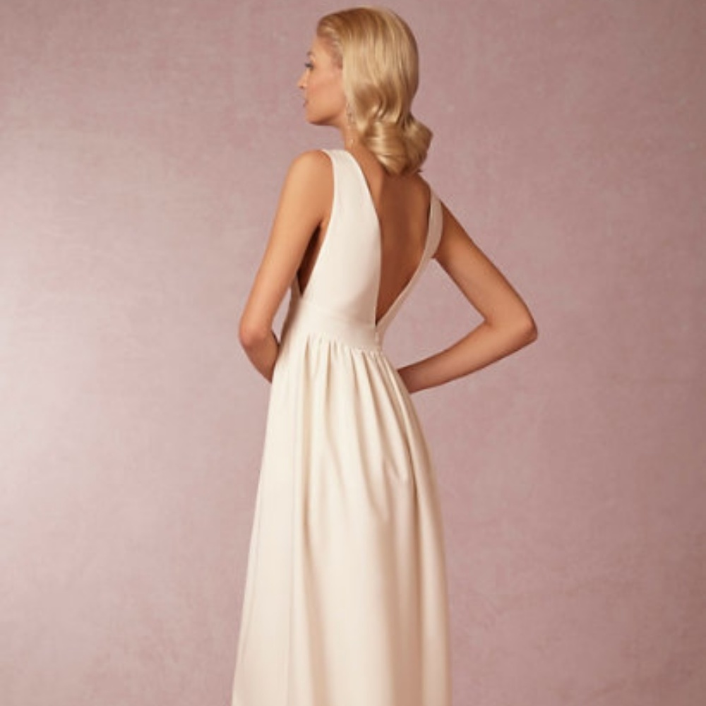BHLDN Daphne Wedding/Bridesmaid Dress Ivory/White